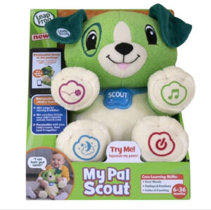LeapFrog, My Pal Scout, Plush Puppy, Baby Learning Toy NEW in Packaging